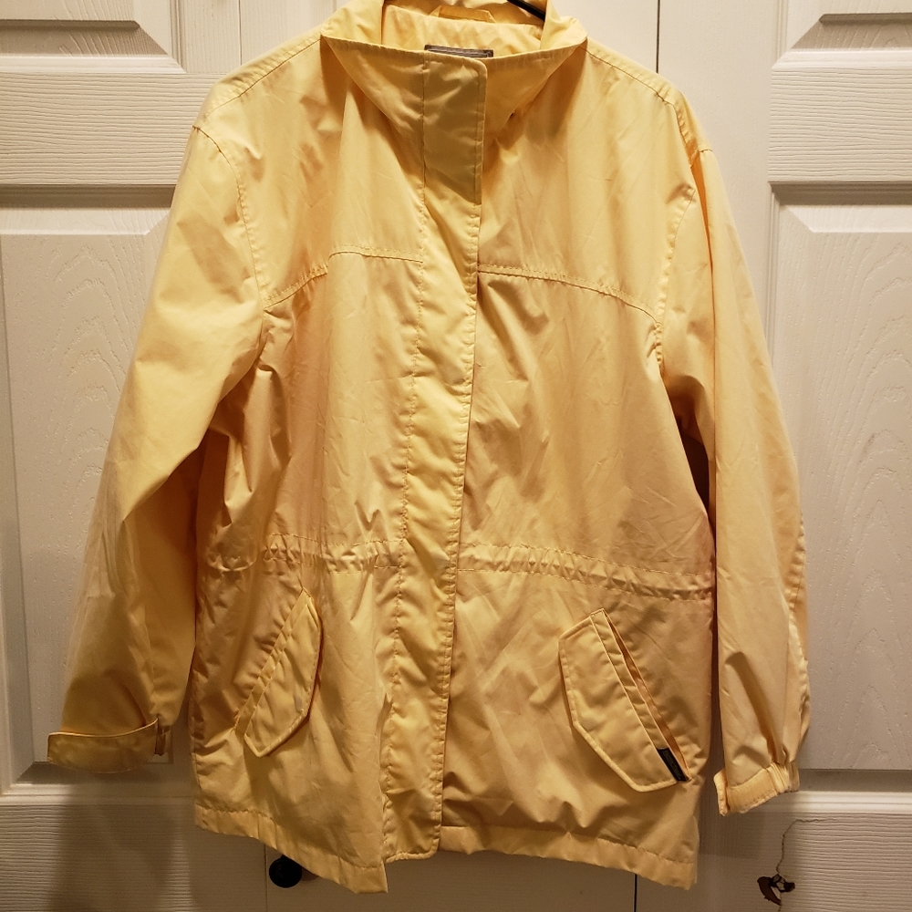 Pacific Trail Yellow Rain Jacket Size L